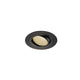 New Tria LED Downlight Round Schwarz 12W 38° 3000K in schwenkbarem Design mit warmweißer Beleuchtung.
