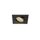 New Tria LED Downlight Square Schwarz 12W 38° 3000K in quadratischer Form und schwenkbarem Einsatz