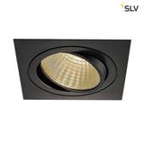 New Tria LED Einbaustrahler Eckig Schwarz 25W 30° 3000K