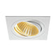 New Tria LED Downlight Square Weiß 25W 30° 2700K in quadratischer Form mit warmweißer COB LED.