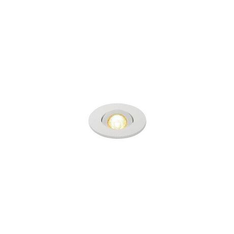 New Tria Mini DL Round SET Downlight Weiß 30° 3000K in runder Form mit warmweißer LED.