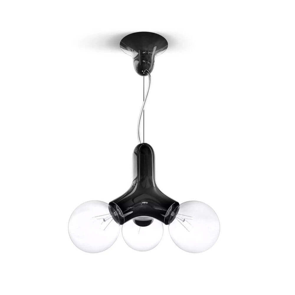 Lampa wisiorka pojedynczego 3 DNA czarna