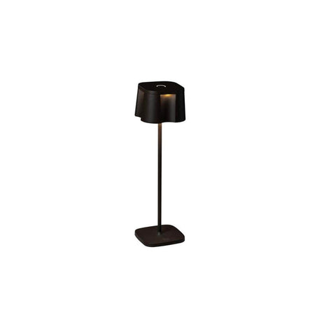 Nice LED Outdoor USB-Tischlampe CCT in Schwarz, dimmbar mit variabler Farbtemperatur.