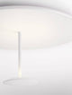 Nima LED Deckenleuchte 3000K Weiß - elegante, flache Deckenlampe in reinem Weiß mit minimalistischem Design.