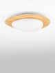 Nimbus LED Deckenleuchte 3000K Holz, Weiß - moderne Deckenleuchte mit Holzrahmen und dimmbarer Funktion.