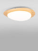 Nimbus LED Deckenleuchte 3000K Holz, Weiß mit elegantem Holzdesign und dimmbarer Funktion.