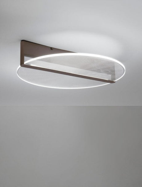 Lustre de plafond Noah LED 3000K marron au design moderne, idéal pour chaque pièce.