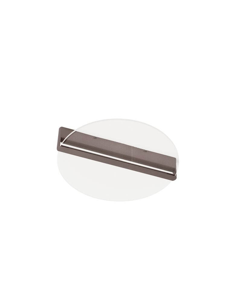 Noah LED Deckenleuchte 3000K Braun mit modernem Design in transparent-braunem Farbton.