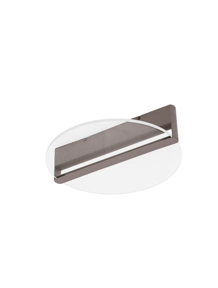 Noah LED Deckenleuchte 3000K Braun - moderne Deckenleuchte mit eleganter, transparenter-brauner Optik.