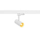 3-Phasen Noblo LED Spot 3000K 36° an einem 3-Phasen Hochvolt-Schienen-System montiert