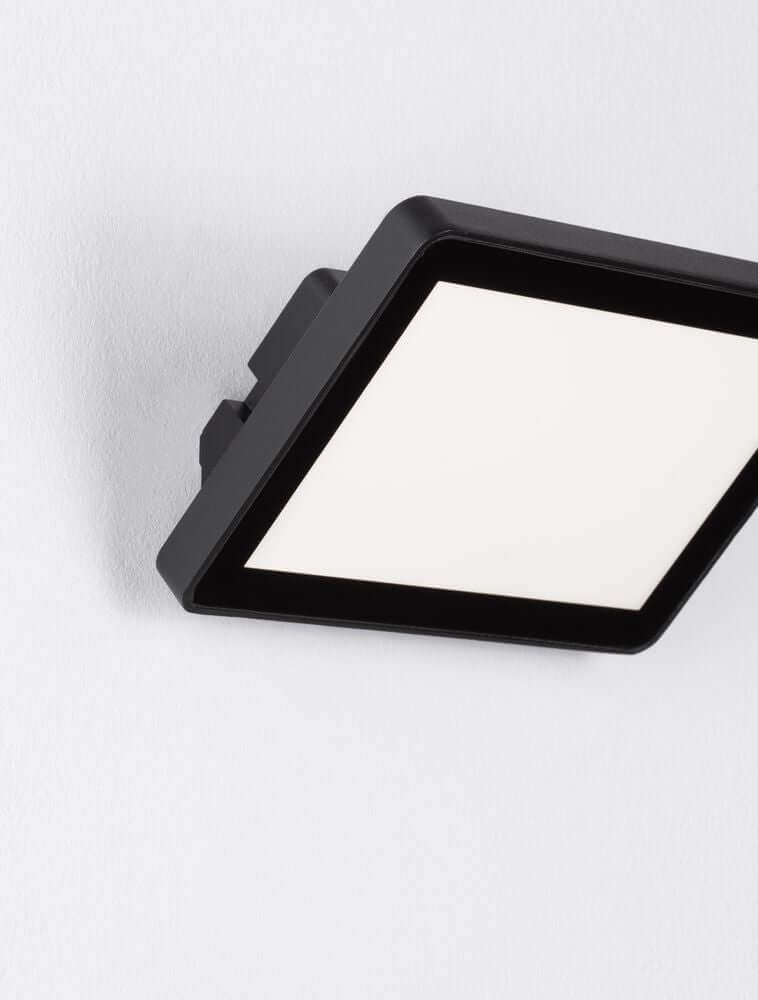 Nobu LED Außenwandleuchte 3000K Schwarz IP65 moderne Wandbeleuchtung in elegantem Design