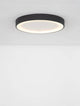 Nodi LED Deckenleuchte Ø 45cm 3000K in schlankem, mattem Design mit warmem Licht.