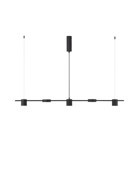 Lampada a ciondolo a LED Nordik 5-FAME 3000K NERO