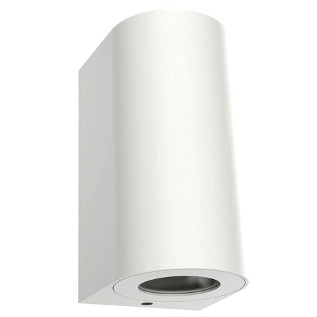 Außen-Wandleuchte Canto Maxi 2 IP44 Weiß – minimalistische Designer-Leuchte für innen und außen