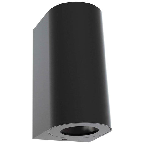  Außenwandlampe Canto Maxi 2 IP44 Seaside Schwarz in modernem Design, ideal für Außenbereich Beleuchtung.