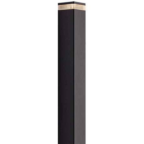 Gartenleuchte Elm IP44 Schwarz, Klar - moderne Außenbeleuchtung mit warmem Licht.