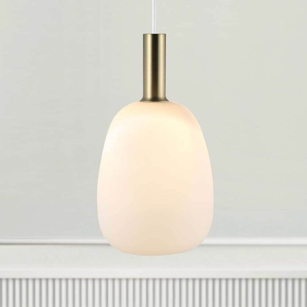 Hængende lampe Alton 23 White, Opal White