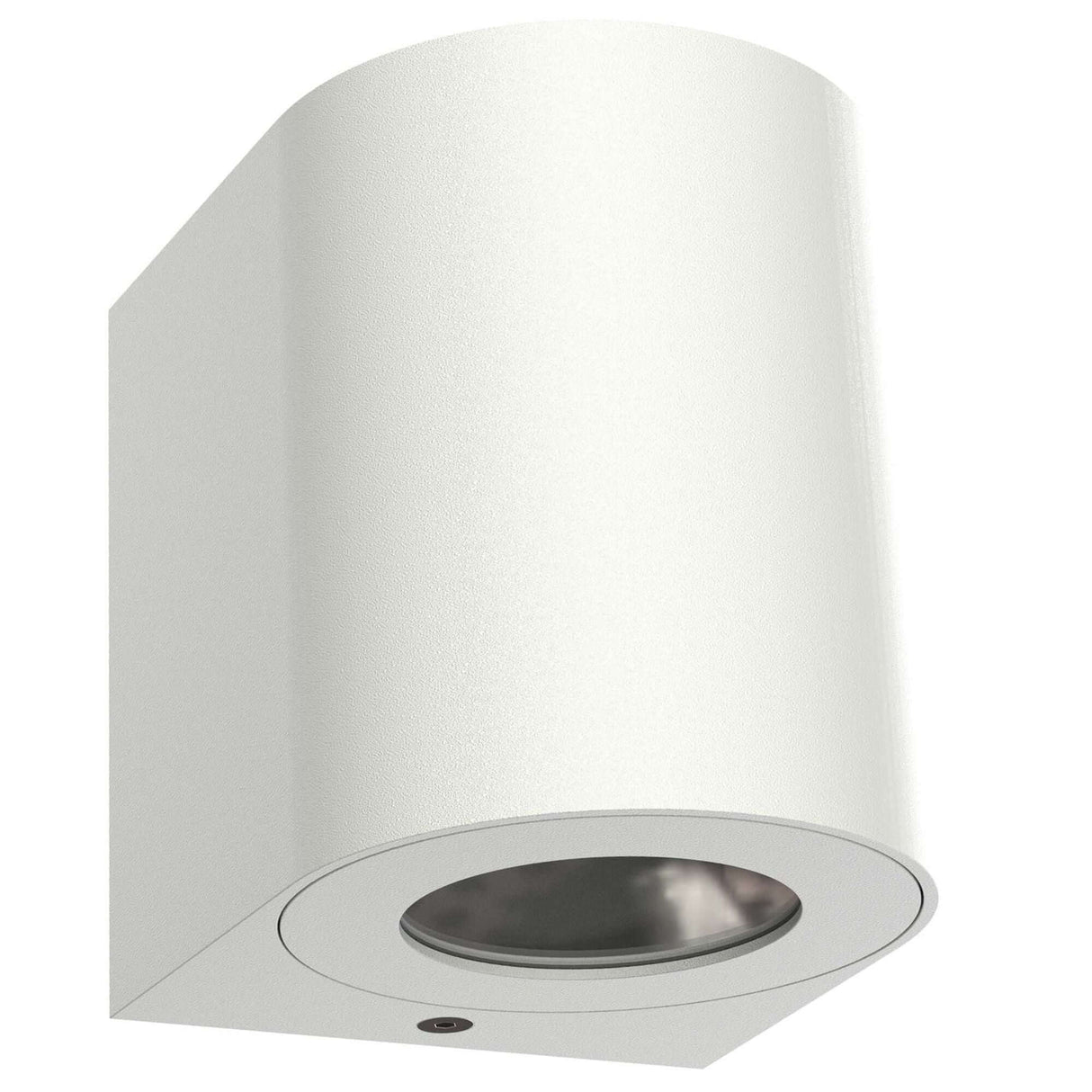 LED Außen-Wandleuchte Canto 2 IP44 Weiß in minimalistischem Design mit doppelt strahlendem Licht.