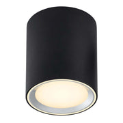 LED Deckenlampe Fallon Schwarz im modernen Design mit integriertem Licht und Moodmaker™-Funktion.