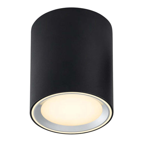 LED Ceiling light Fallon Black in a modern design with integrated light and Moodmaker™ function.