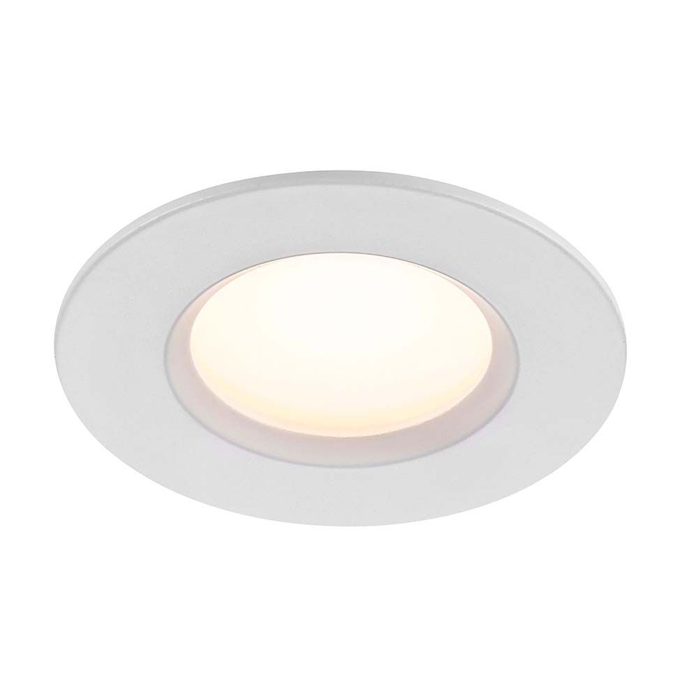 LED Einbaustrahler Tiaki in Weiß, rund mit Moodmaker™-Funktion zum Dimmen ohne Dimmer.