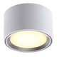 LED Deckenleuchte Fallon Weiß & Gebürsteter Stahl mit modernem Design und integrierten LEDs.
