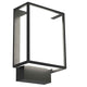 LED Außen-Wandleuchte Nestor IP44 Schwarz in modernem, minimalistischen Design