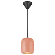 Notti Pendelleuchte Terracotta mit skandinavischer Form und mattem Finish für sanftes Licht