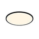 Oja 29 LED-Deckenleuchte IP54 3000K-4000K mit elegantem, rundem Design in schwarz