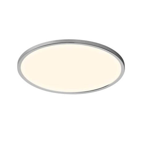 Oja 29 LED ceiling light IP54 3000K-4000K with a modern, flat design in white
