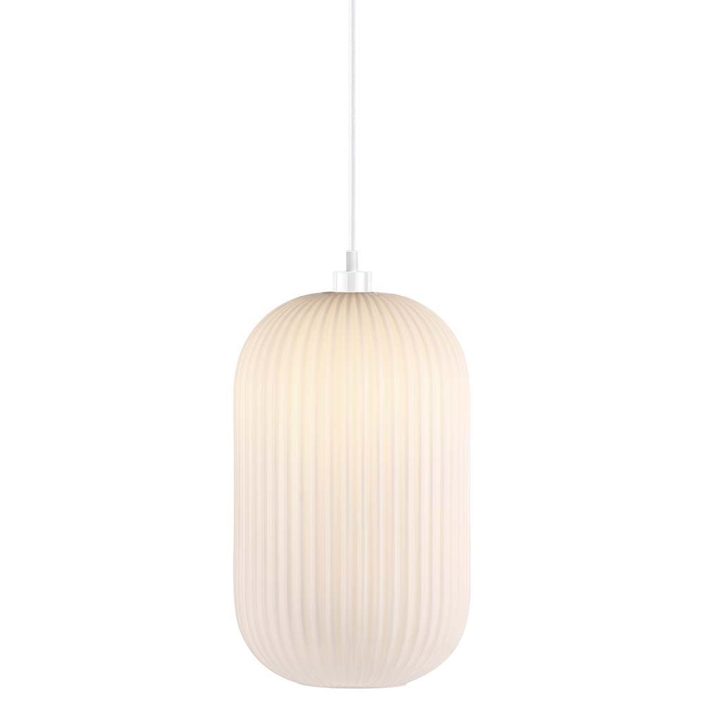 Milford 20 Opal witte hanglamp