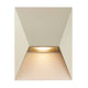 Pontio Außenwandlampe IP54 mit elegantem, geometrischem Design aus lackiertem Aluminium.
