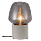 Tischlampe Christina Hellgrau, Rauchfarben