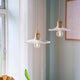 Torina Glas Hängeleuchte im Vintage-Stil mit mundgeblasenem Glas, ideal für eine stilvolle Beleuchtung.