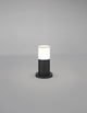 Noten LED Außensockelleuchte 3000K Schwarz IP65 auf grauem Hintergrund.