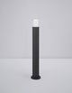 Noten LED Außenwegeleuchte 3000K Schwarz IP65 mit modernem Design aus Aluminium und Acryl.
