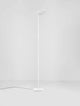 Alt Tag: Notos LED Stehlampe Ø 27cm 3000K weiße schlanke Stehleuchte 205 cm modernes Design für Wohn- und Schlafzimmer