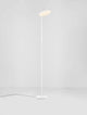Notos LED Stehlampe Ø 27cm 3000K in schlankem weißem Design, warmweißes 3000K Licht ideal für Wohnzimmer und Schlafzimmer
