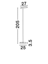Notos LED Stehlampe Ø 27cm 3000K