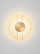 Nous Wandleuchte Ø 30cm 3000K - moderne LED-Wandleuchte mit mattem Nickel und Rauchglas, warmes Licht.