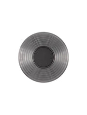 Nous væglampe Ø 30cm 3000K i moderne design med mat nikkel og røget glas.