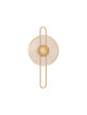 Nous Wandleuchte Ø 30cm 3000K Gold (2)