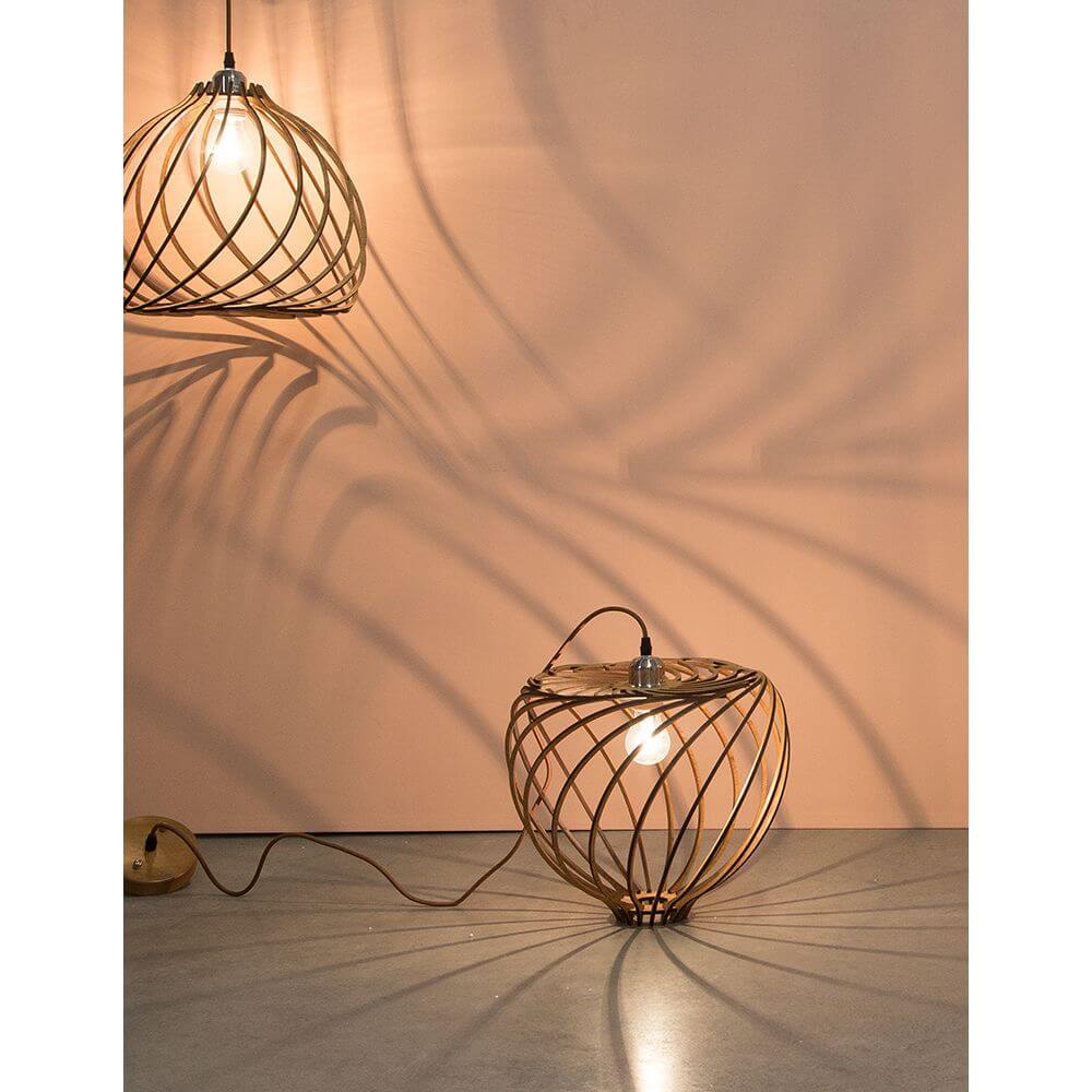 Lampe pendentielle en bois Adana Ø 35 cm