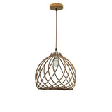 Adana wood pendant lamp Ø 35cm