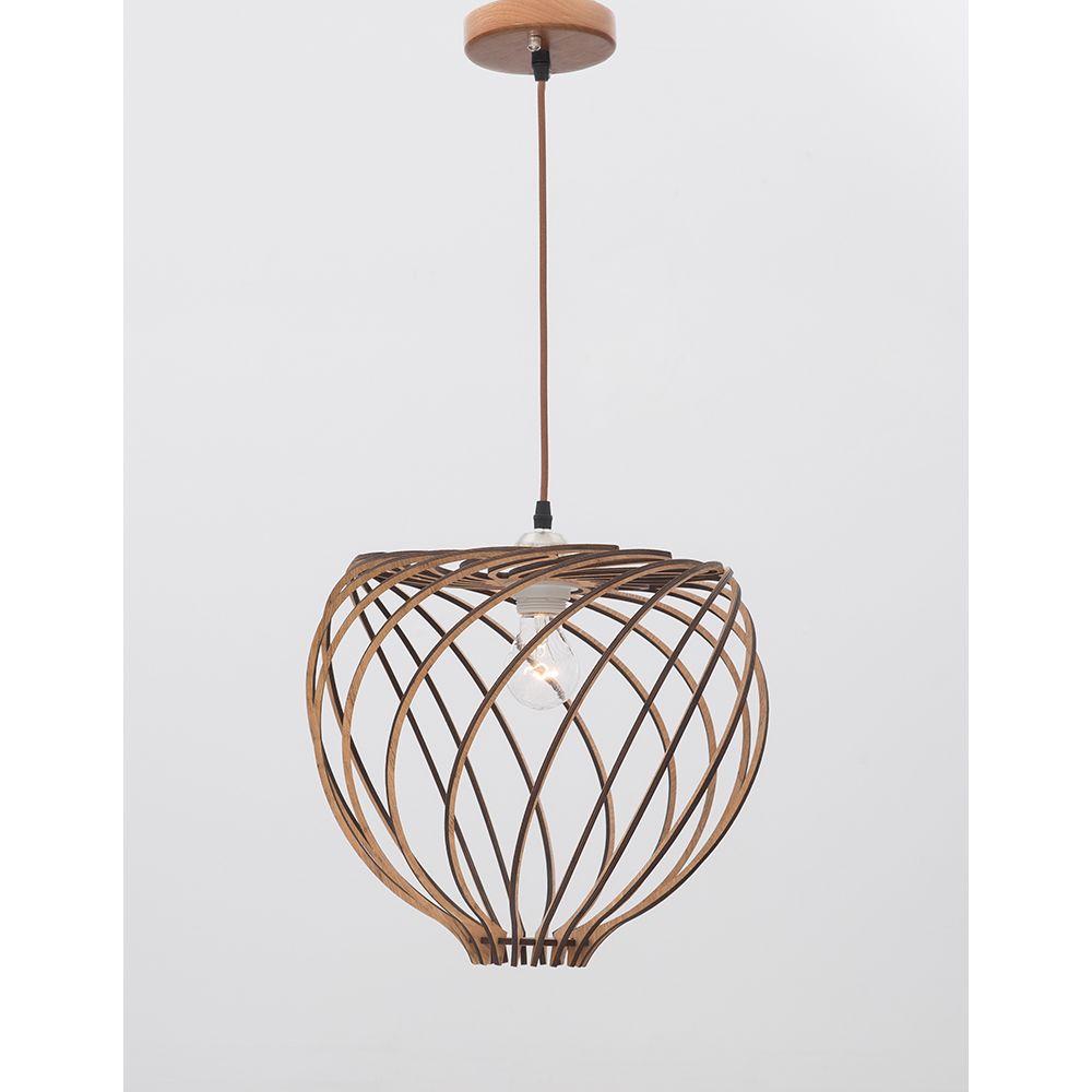 Adana lámpara colgante de madera Ø 35cm