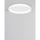Albi LED Deckenlampe Ø 41cm Weiß bei Deckeninstallation in modernem Design.