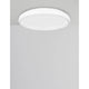 Albi LED Deckenlampe Ø 41cm Weiß an der Decke montiert, modernes und energiesparendes Design.