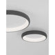 Albi LED Deckenleuchte Dimmbar in elegantem Schwarz, moderne runde Design-Deckenleuchte für jedes Wohnambiente.