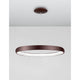 Albi LED Hängelampe Kaffeebraun mit modernem Design und dimmbarem Licht.