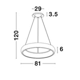 Albi LED Hängelampe Kaffeebraun